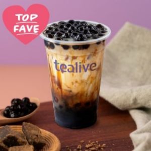 Tealive Menu Price - Bang Bang Milk Tea with Brown Sugar Warm Pearls